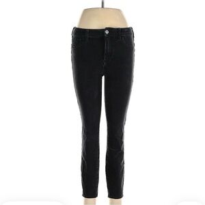 Pilcro by Anthropologie High-Rise Skinny Corduroy Black Pants Size 28